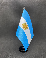 Настольный флажок Аргентины 15х22 см Настольный флажок Аргентины 15х22 см