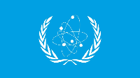 Флаг Международного агентства по атомной энергии (МАГАТЭ) 90х135 см