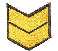 Шеврон по годам службы (годовка) 10 лет службы (выслуги лет), 6х7 см Шеврон по годам службы (годовка) 10 лет службы (выслуги лет), 6х7 см