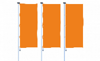 Оранжевый флаг расцвечивания 100х300 см.