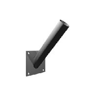 Кронштейн настенный, под трубу 25/30 мм для 1 флага Кронштейн настенный, под трубу 25/30 мм для 1 флага