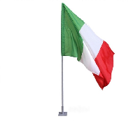 Флагшток-кронштейн козырьковый на 1 шток с древком 2 м Флагшток-кронштейн козырьковый на 1 шток с древком 2 м