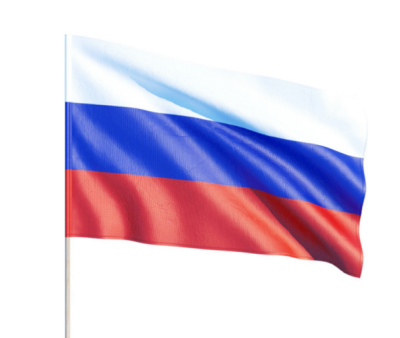 Флаг Российской Федерации 100х150 см, сетка