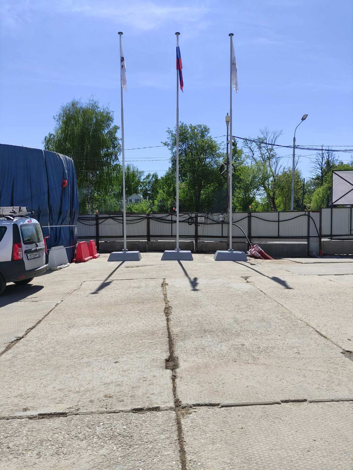 Установка уличных флагштоков в 2024 году