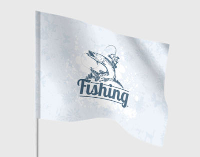 Флаг Рыбалка 100х150 см