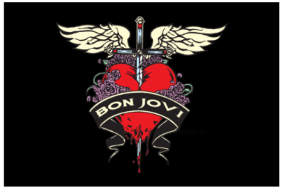 Флаг группы Bon Jovi 90х135 см