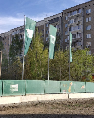 Флагшток уличный стационарный ЭКОНОМ БАННЕР 10 метров