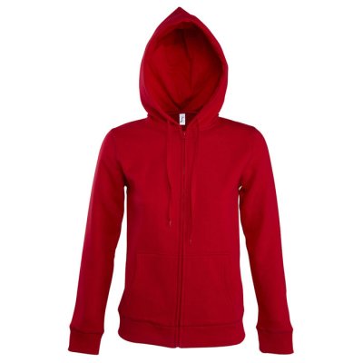 Толстовка &quot;Seven Women&quot;, красный_S, 50% хлопок, 50% полиэстер, 280м/г2