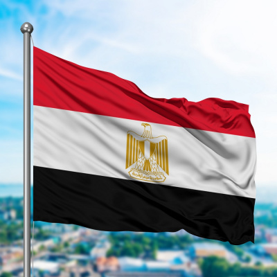 Флаг Египта 90х135 см