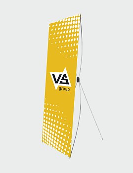 X-BANNER (паук) стенд Эконом размер 65х165 (без полотна)